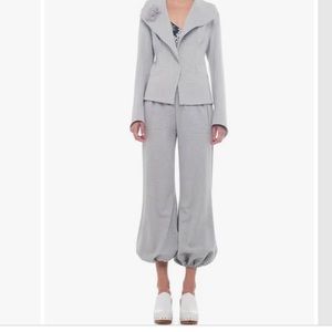 Norma Kamali Boyfriend Puff Jog Pants - Grey